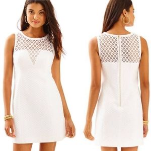 Lilly Pulitzer Vandalia White Shift Dress Size 6